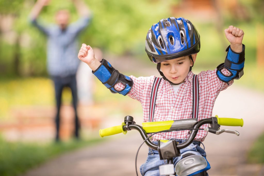 jak naučit dítě na kole
