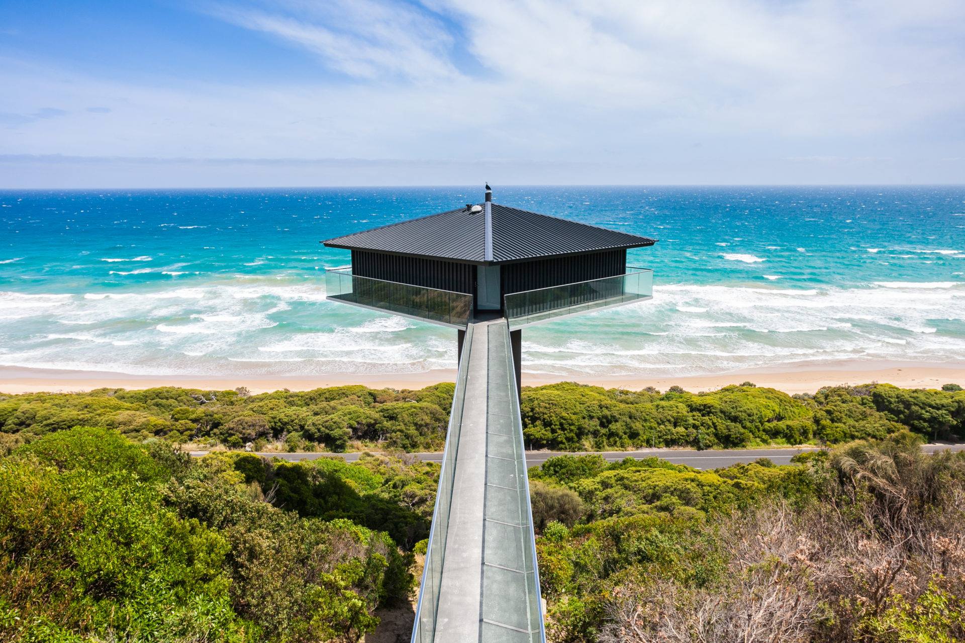 The Pole House: nejfotografovanější dům Austrálie stojí 40 metrů nad zemí