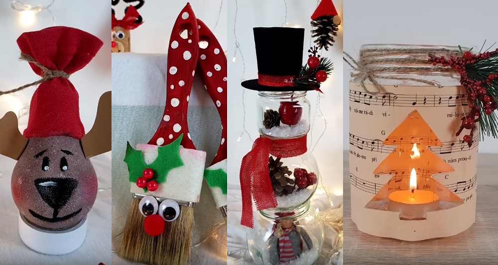 DIY: Vánoční dekorace z recyklovaných materiálů. Jak na to?