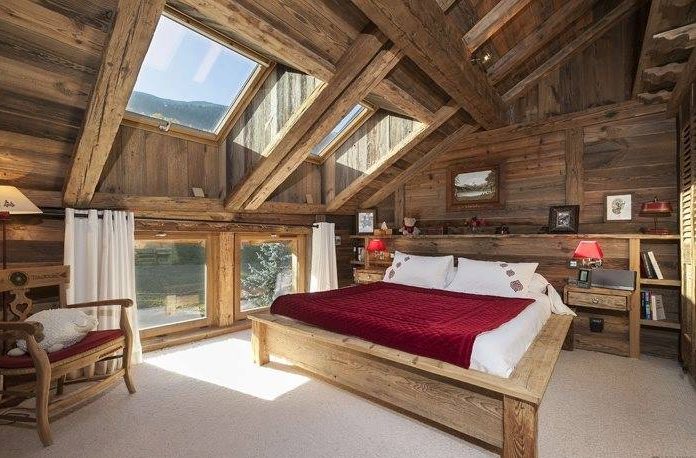 dřevěný interiér