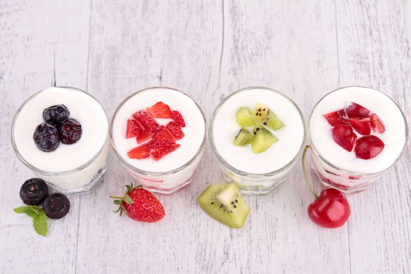 jogurtové zdravé smoothie