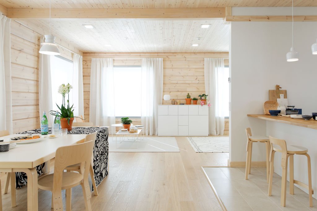 dřevěný interiér