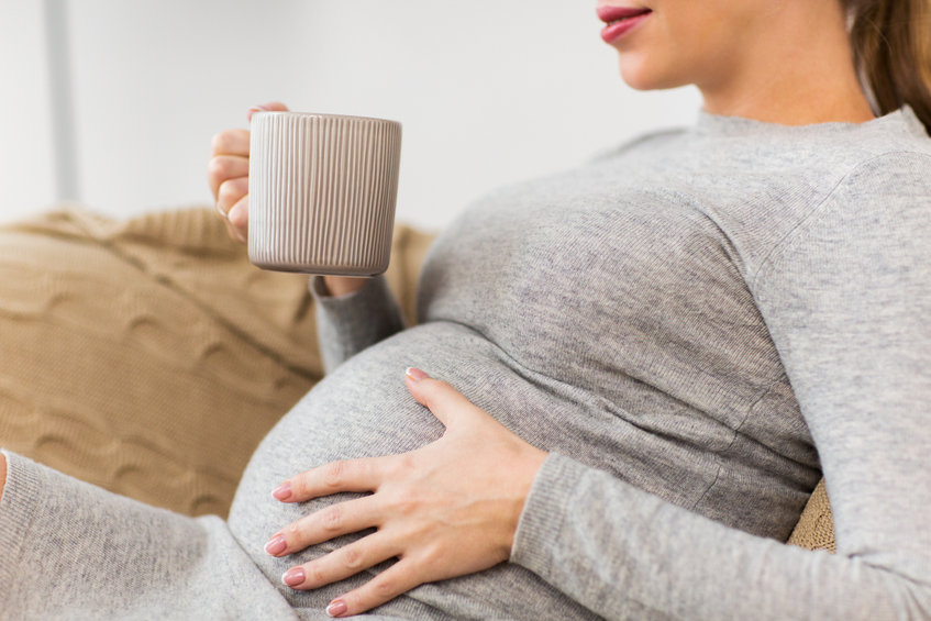 mátový čaj stres v těhotenství